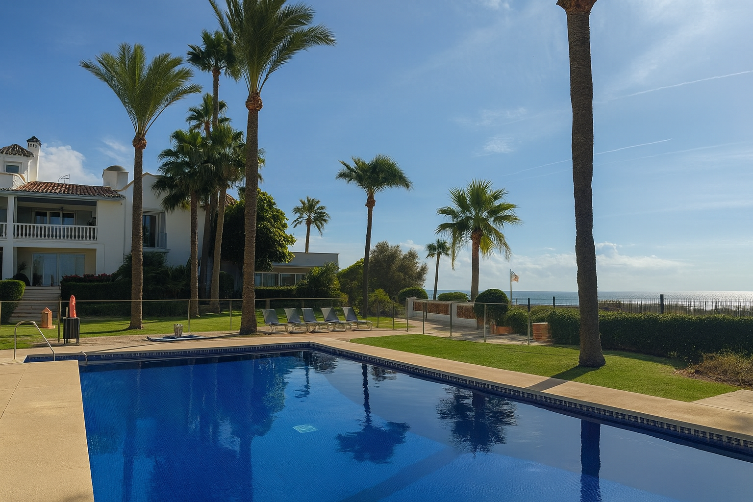 Mediterranean Villa with Pool and Palm Trees.png